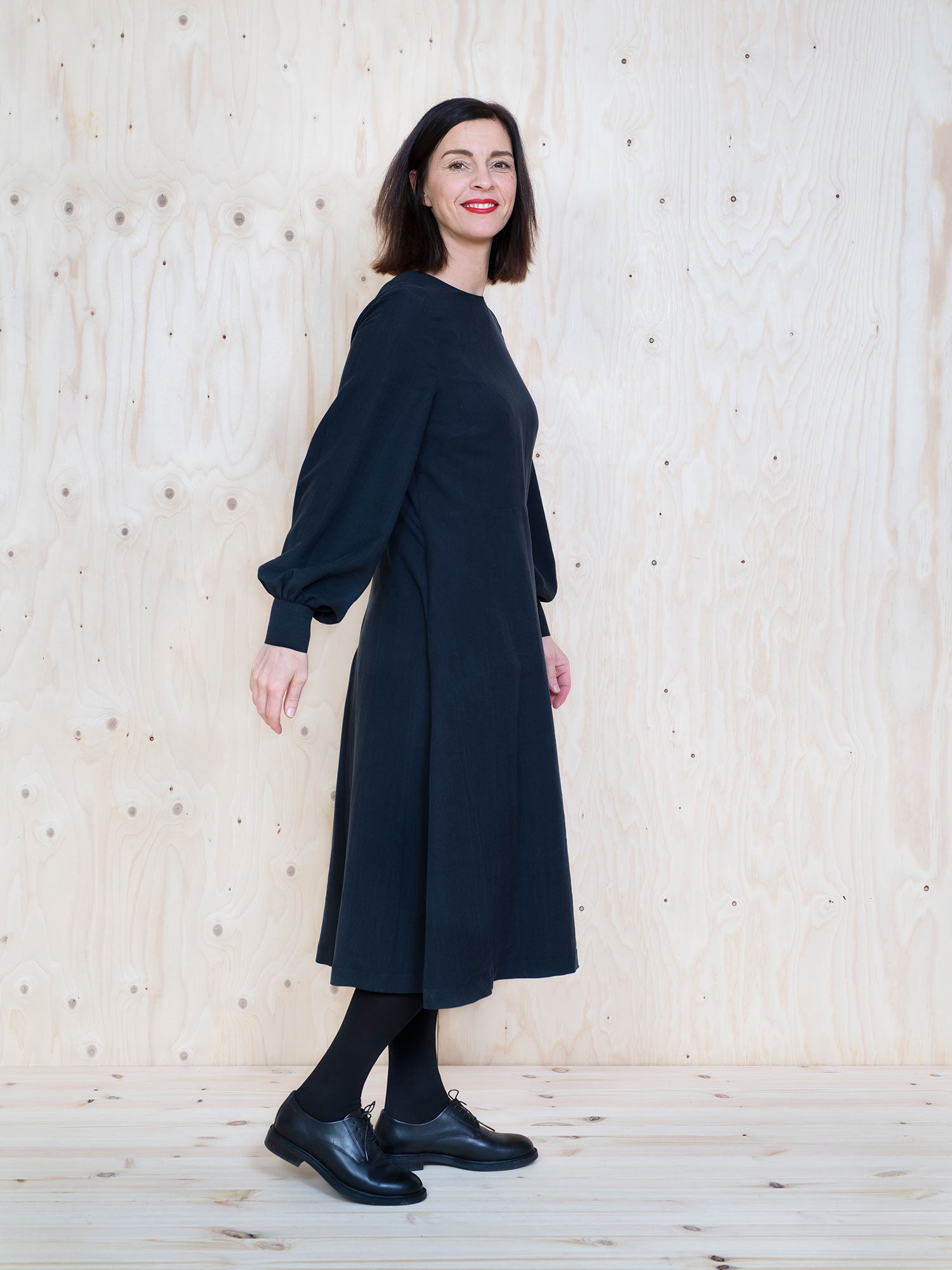 Multi Sleeve Midi Dress