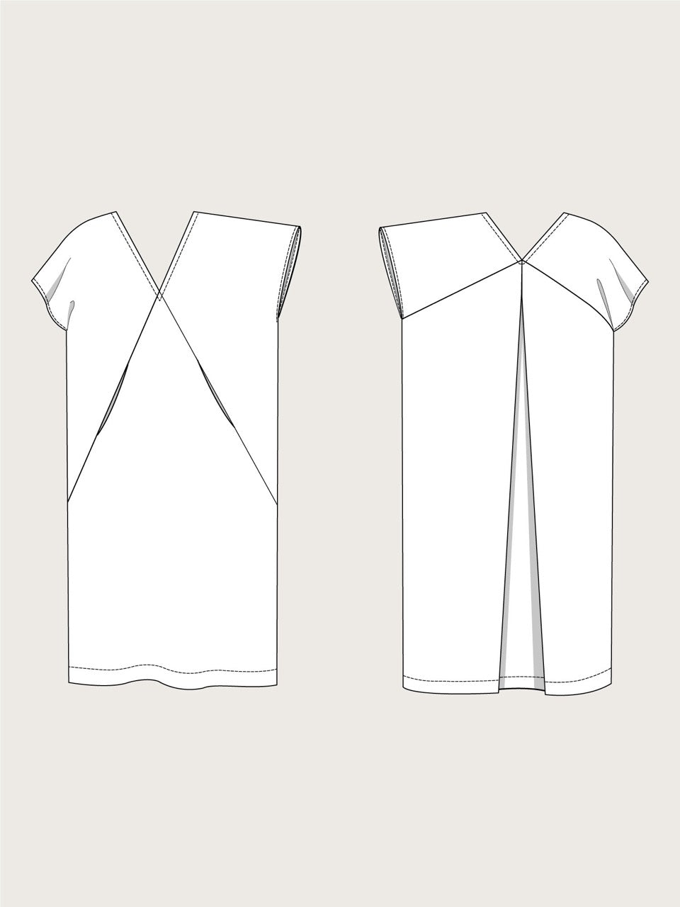 Minimalist Kaftan Dress