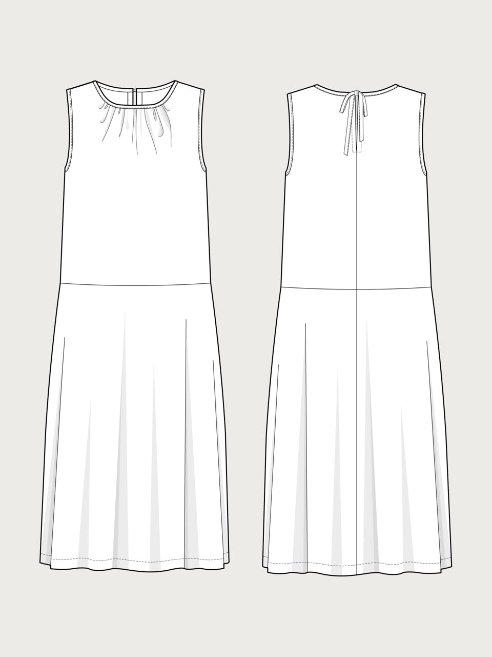 Drop-waist Dress