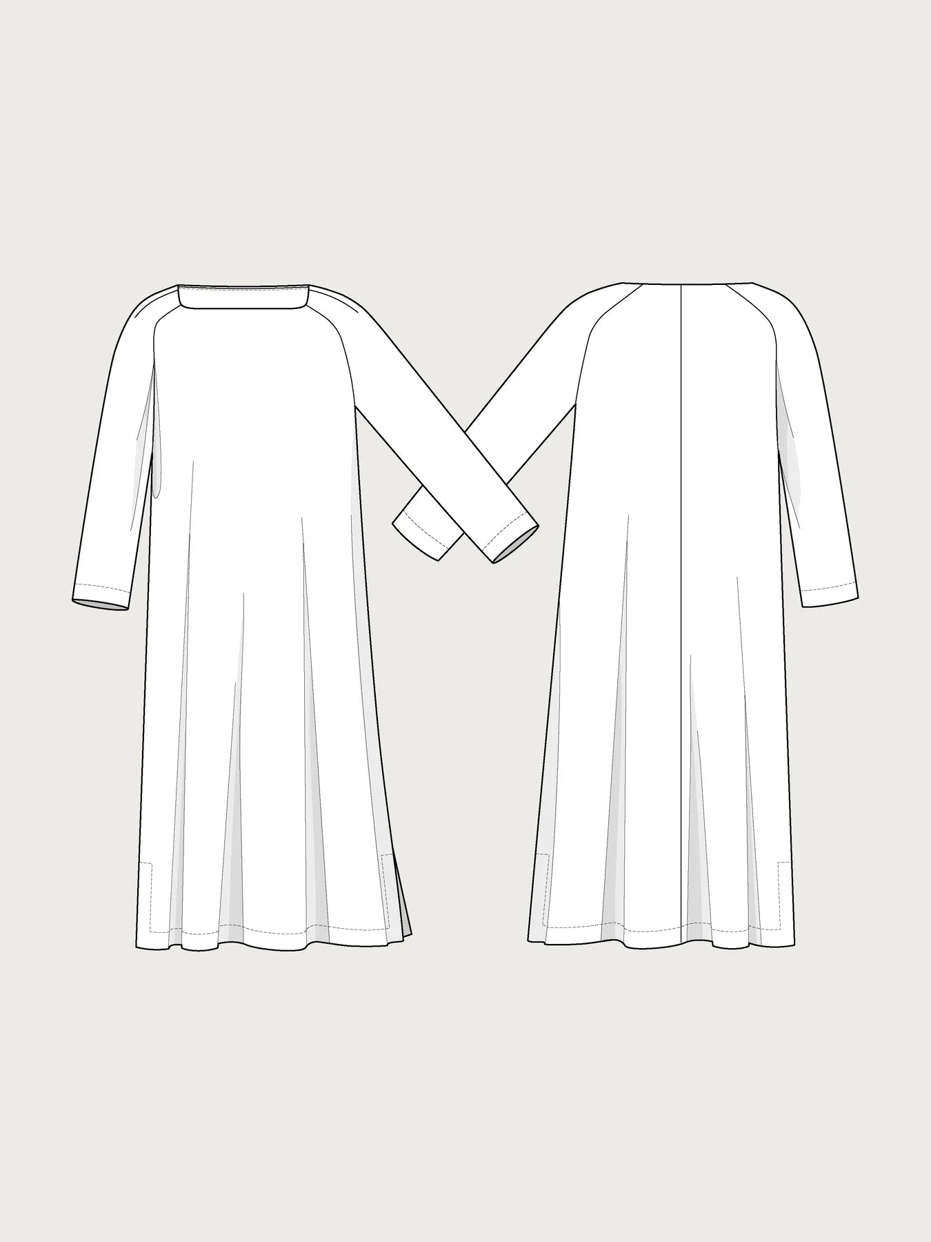 Square Neck Dress