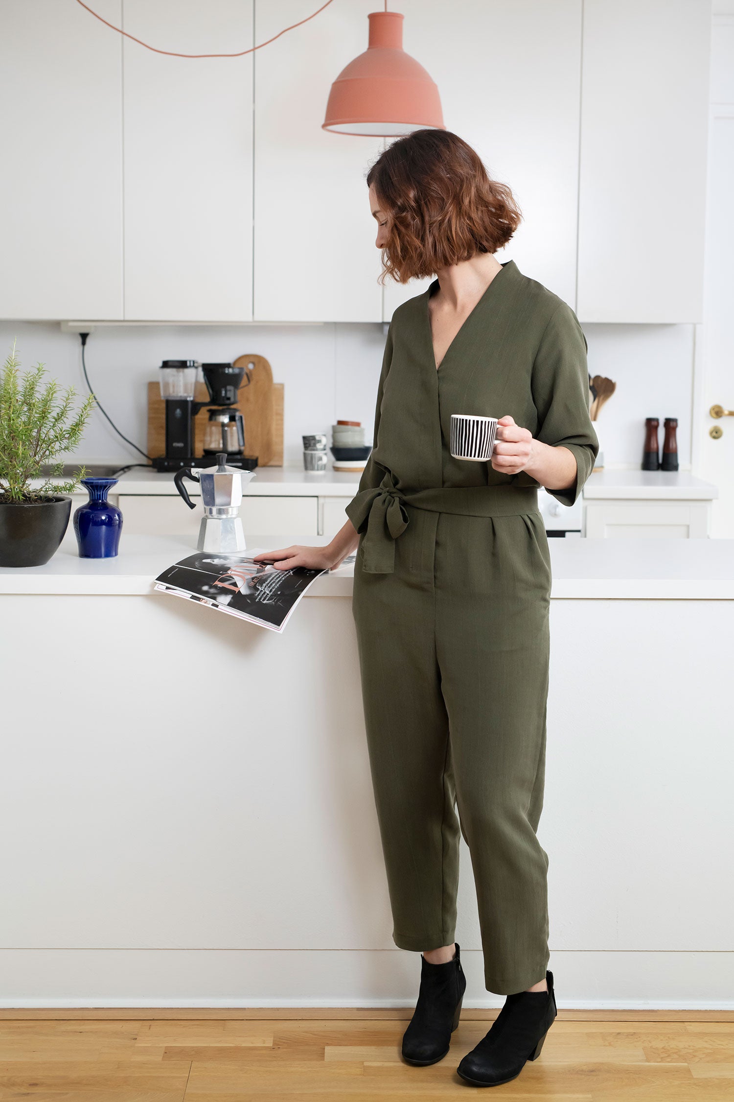 V-neck Jumpsuit