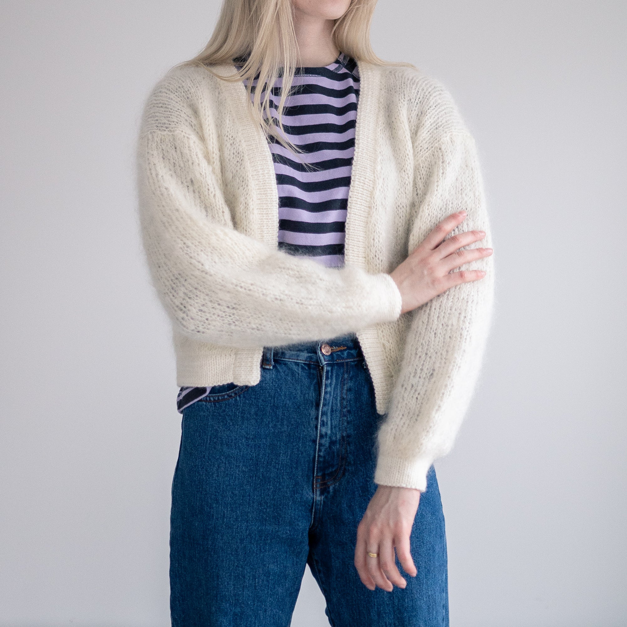 Fluff bomber jacket