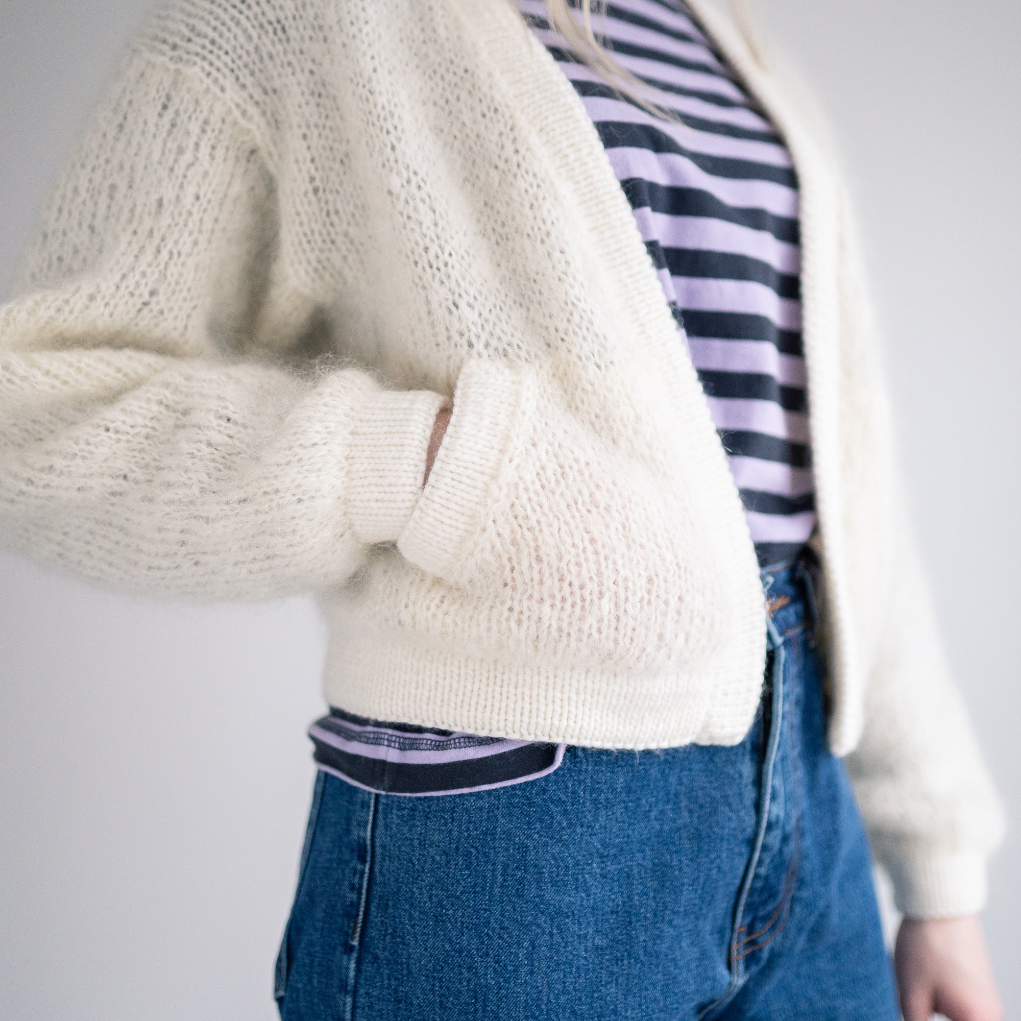 Fluff bomber jacket