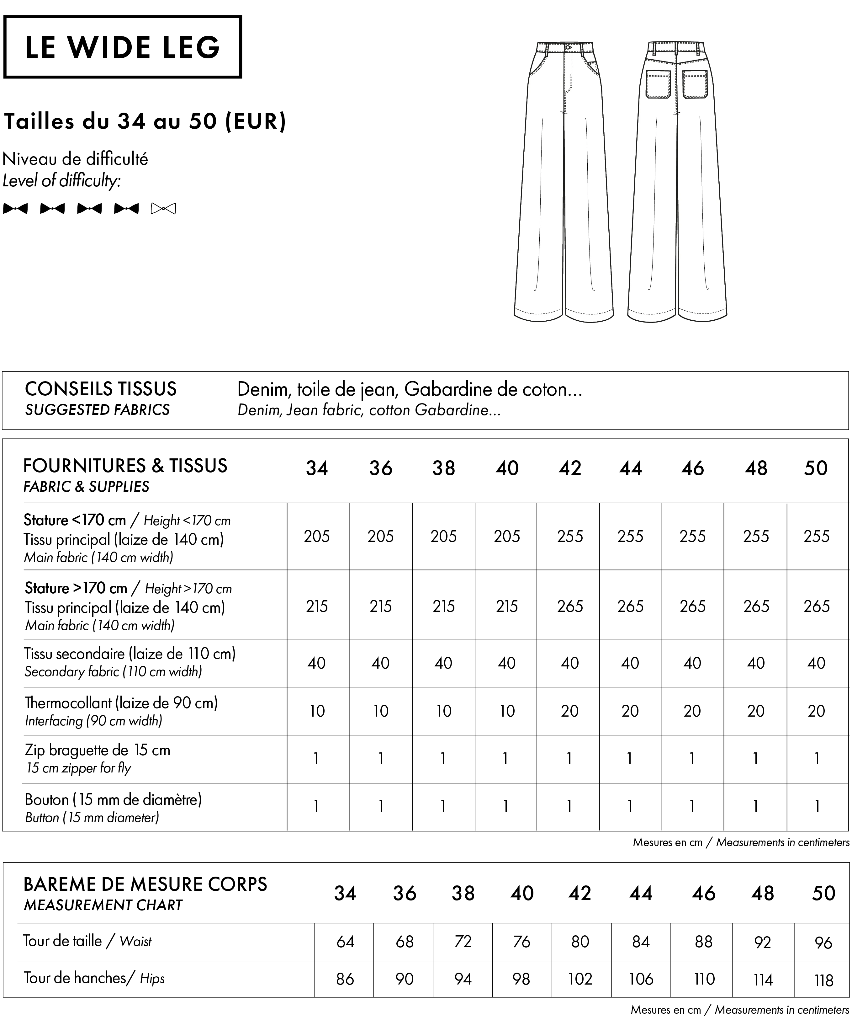 Le Jean Wide Leg