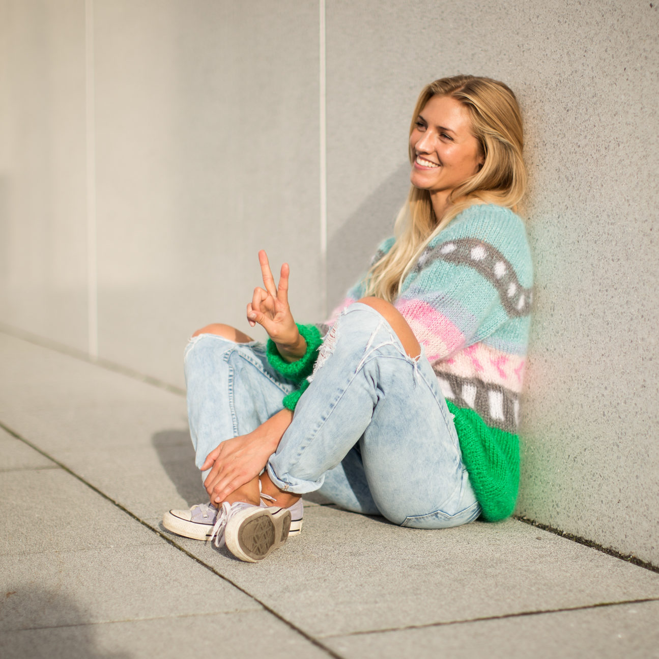 Candyfloss 80s sweater