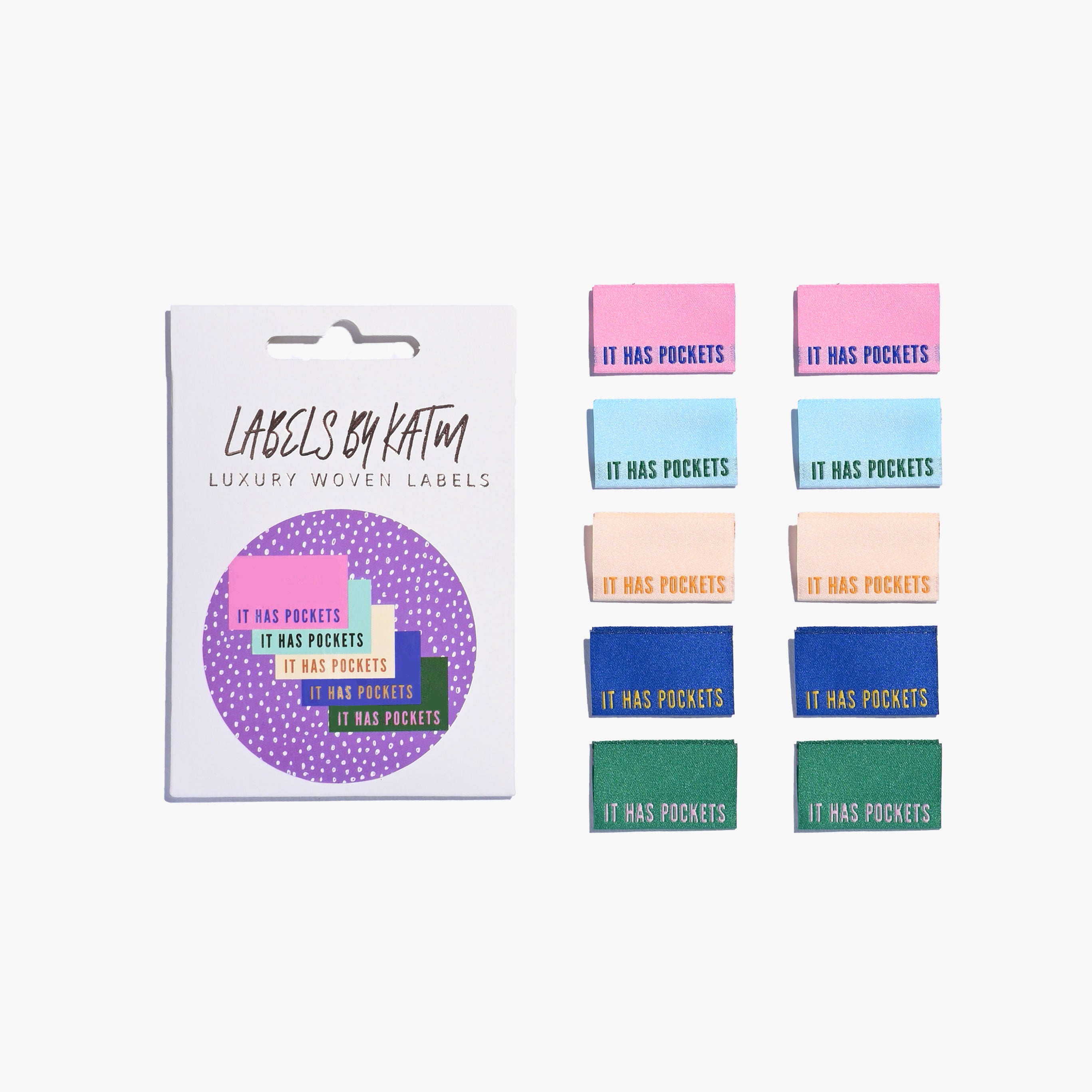 'It has pockets' multipack labels