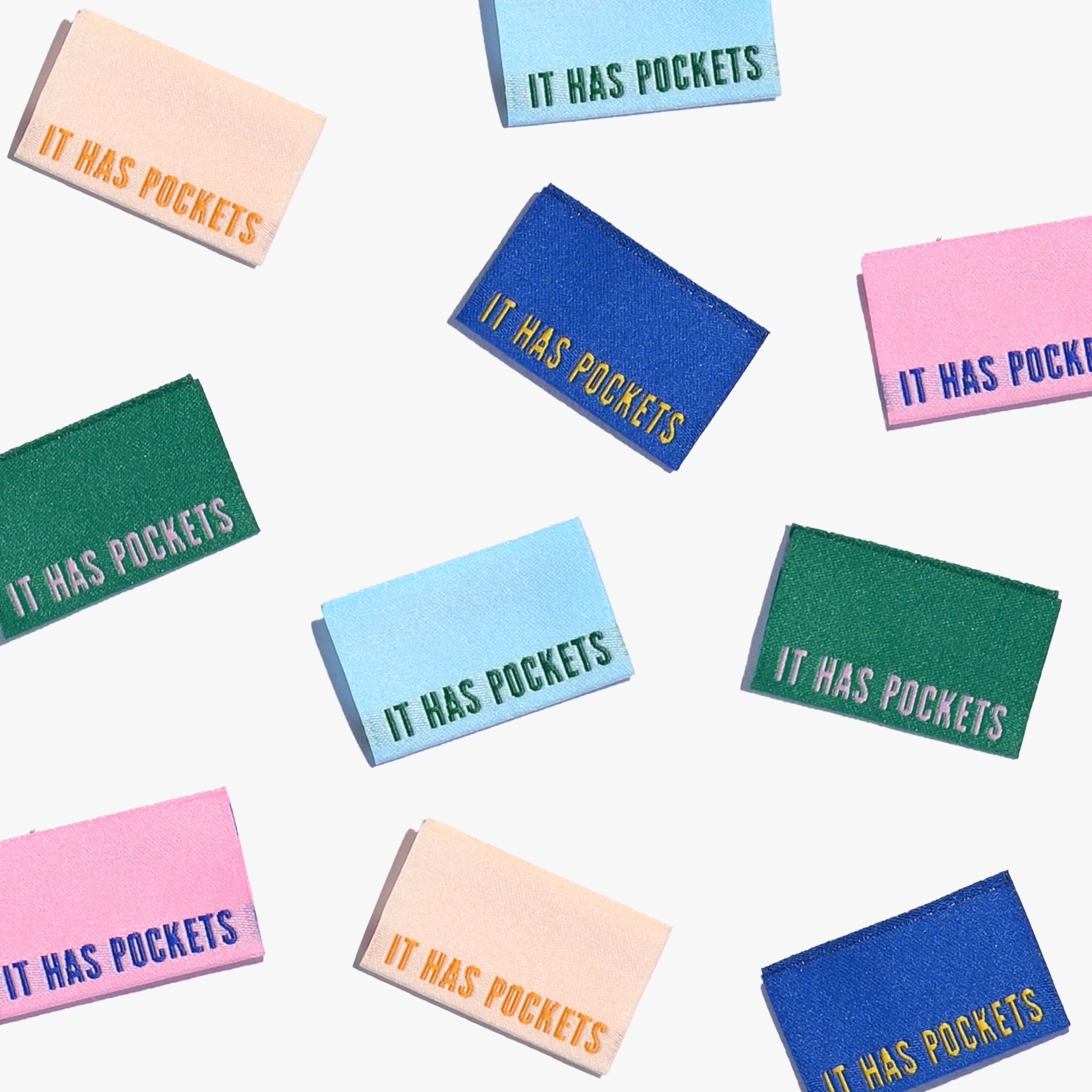 'It has pockets' multipack labels