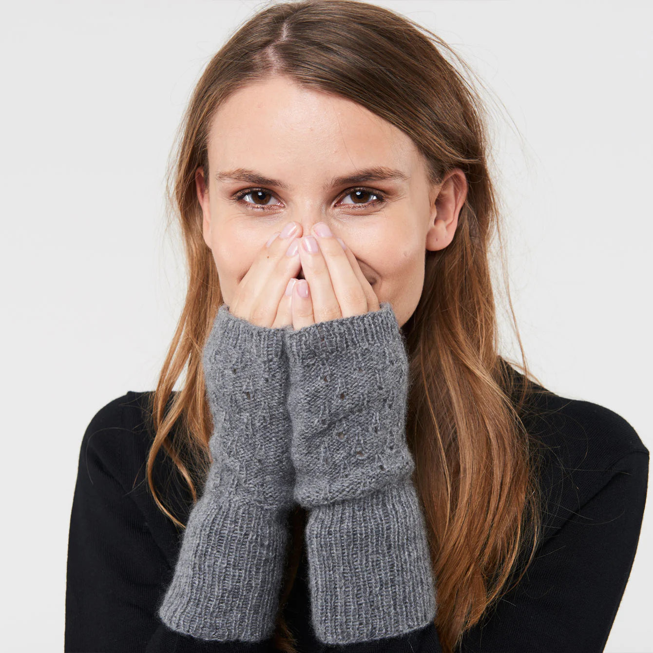 Fugloy Knit Fingerless mittens