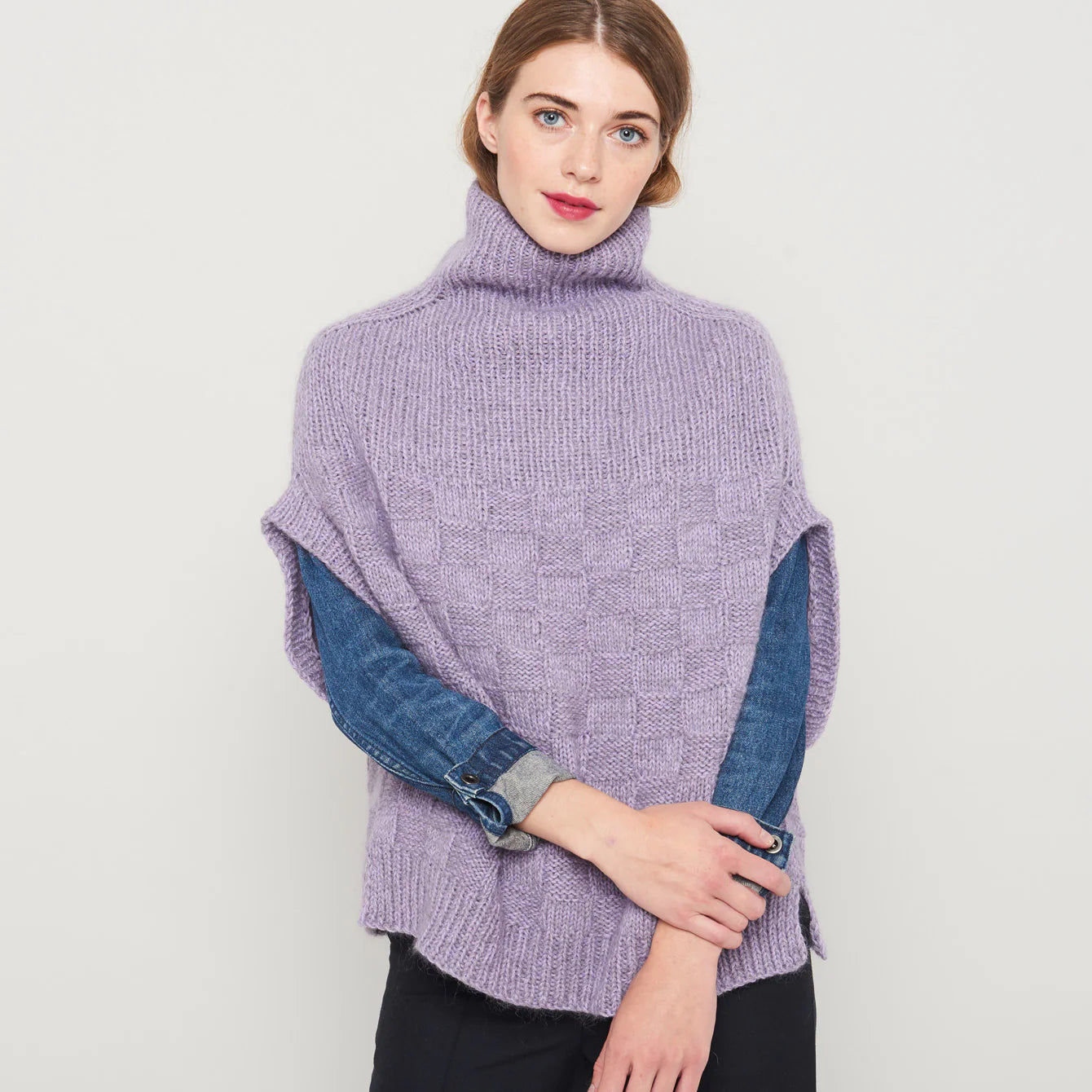 Aksø Strikket Poncho