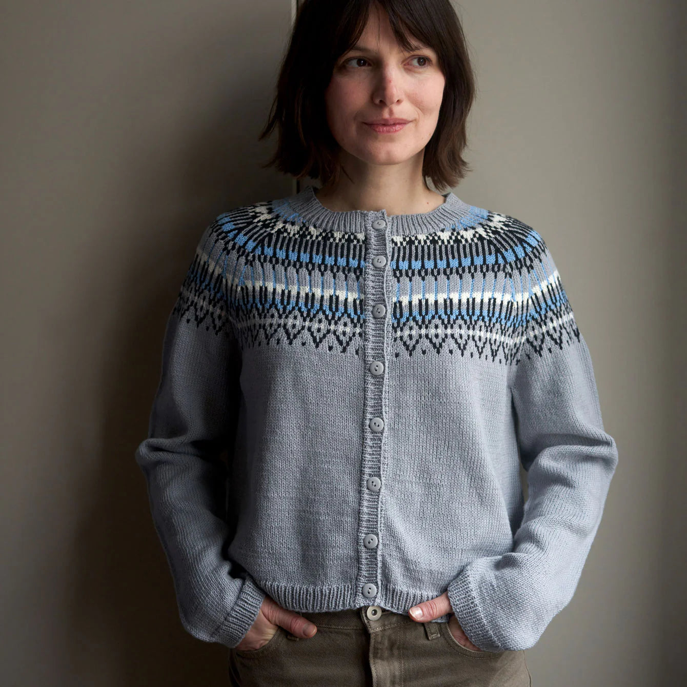 Baggen Knit Cardigan (round neck)