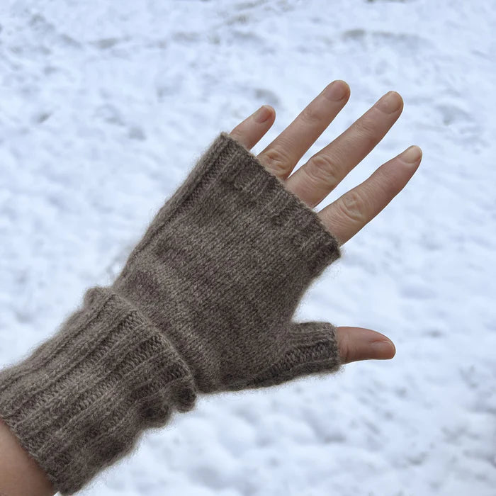 Borgan Knit Fingerless Mittens