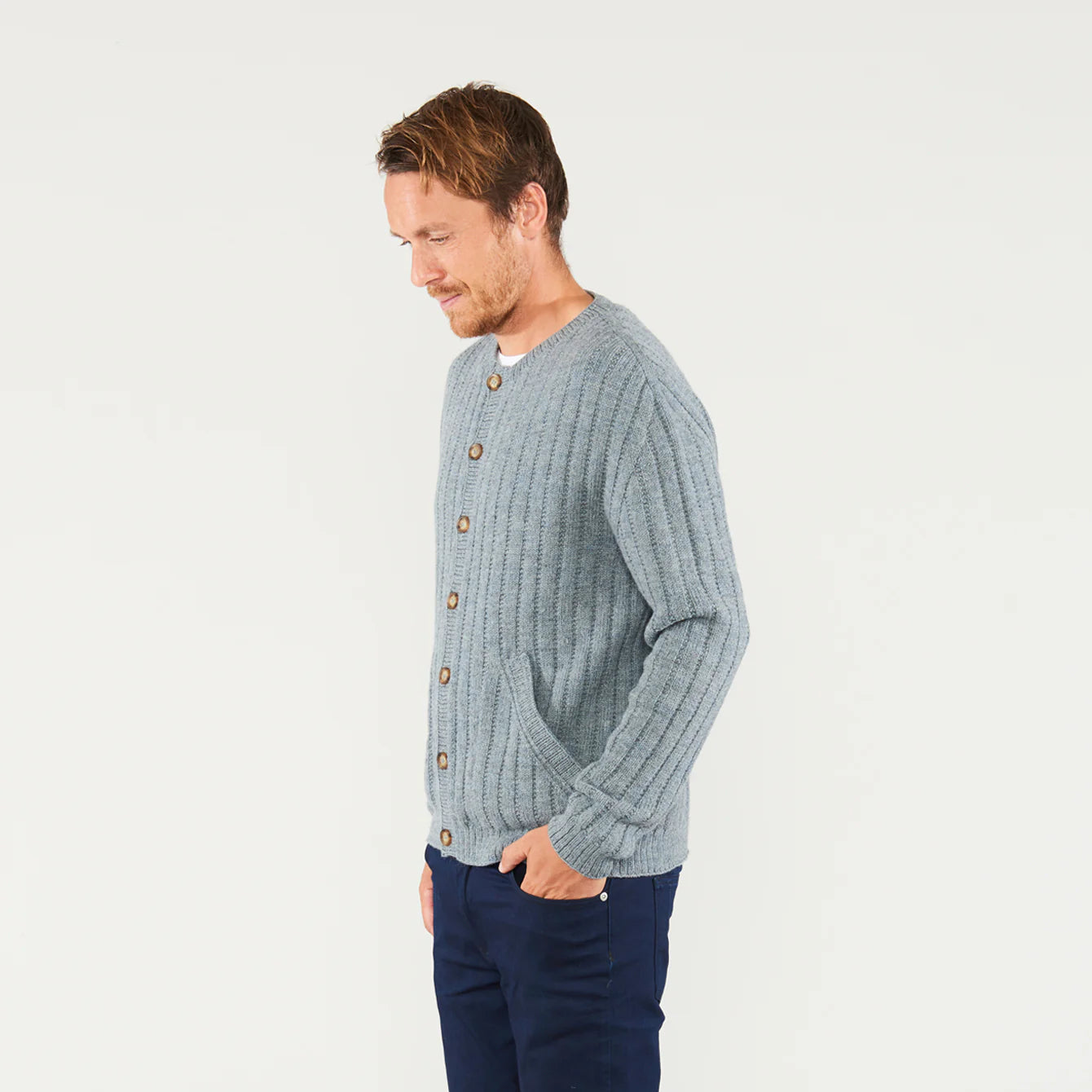 Eldey Knit Cardigan Man
