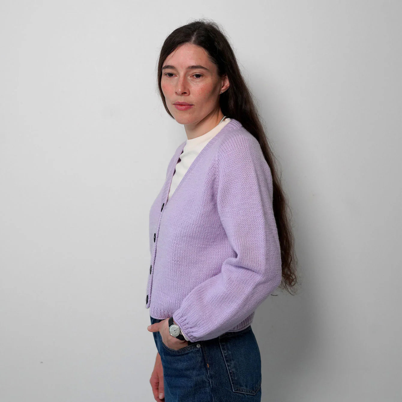Enholmen Strikket Cardigan