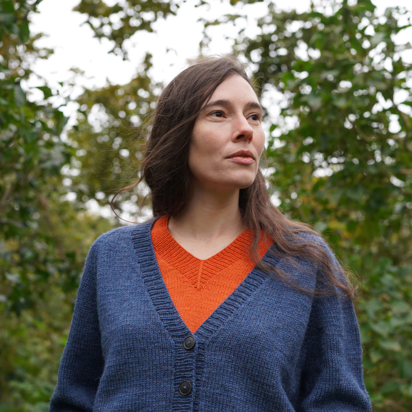 Enholmen Strikket Cardigan