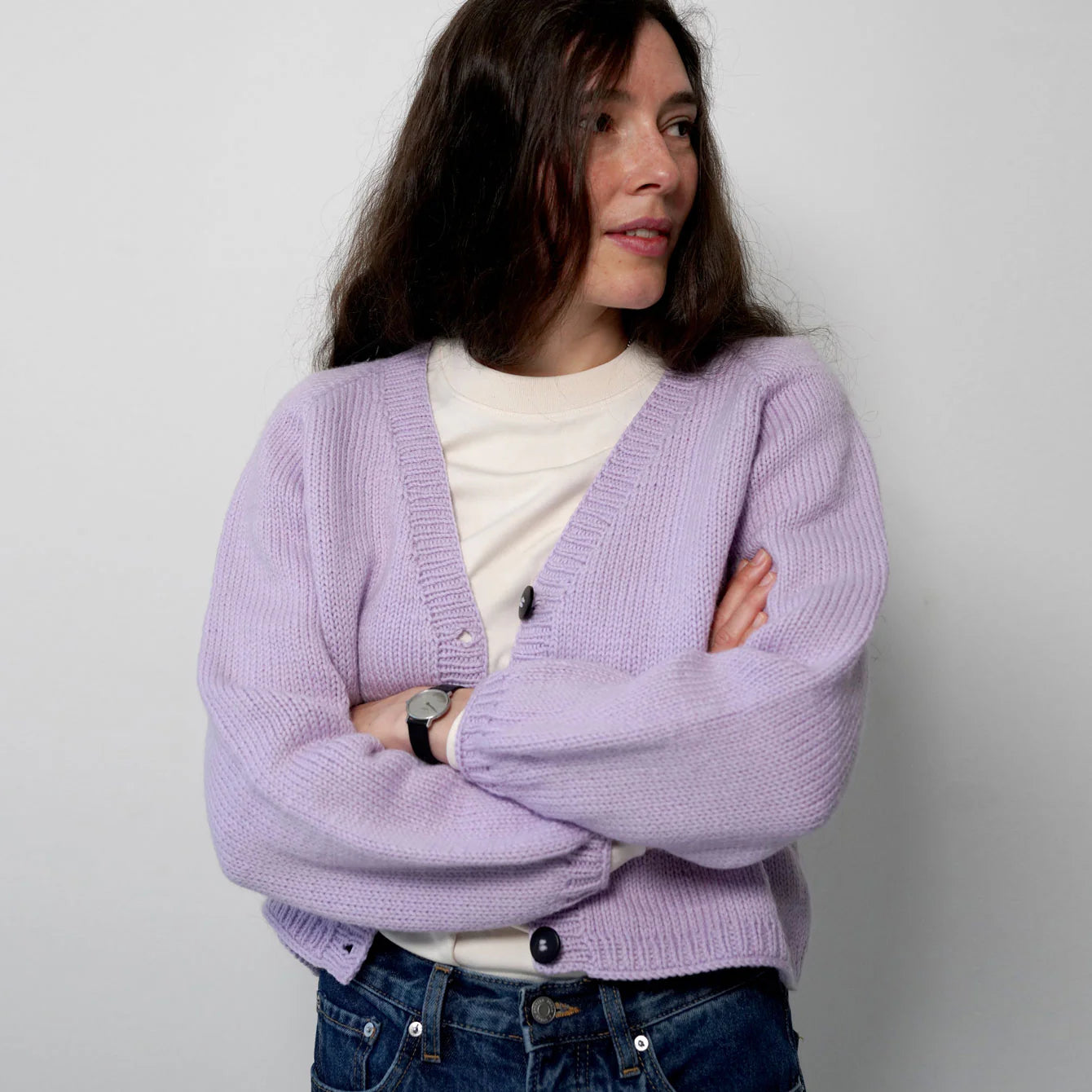 Enholmen Strikket Cardigan