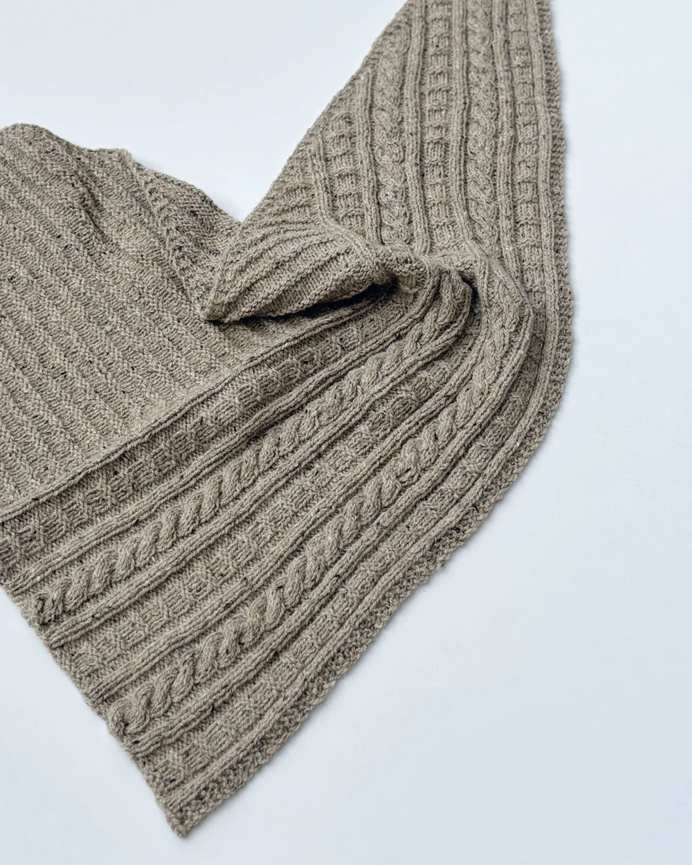 Sandoy Knit Shawl Tweed