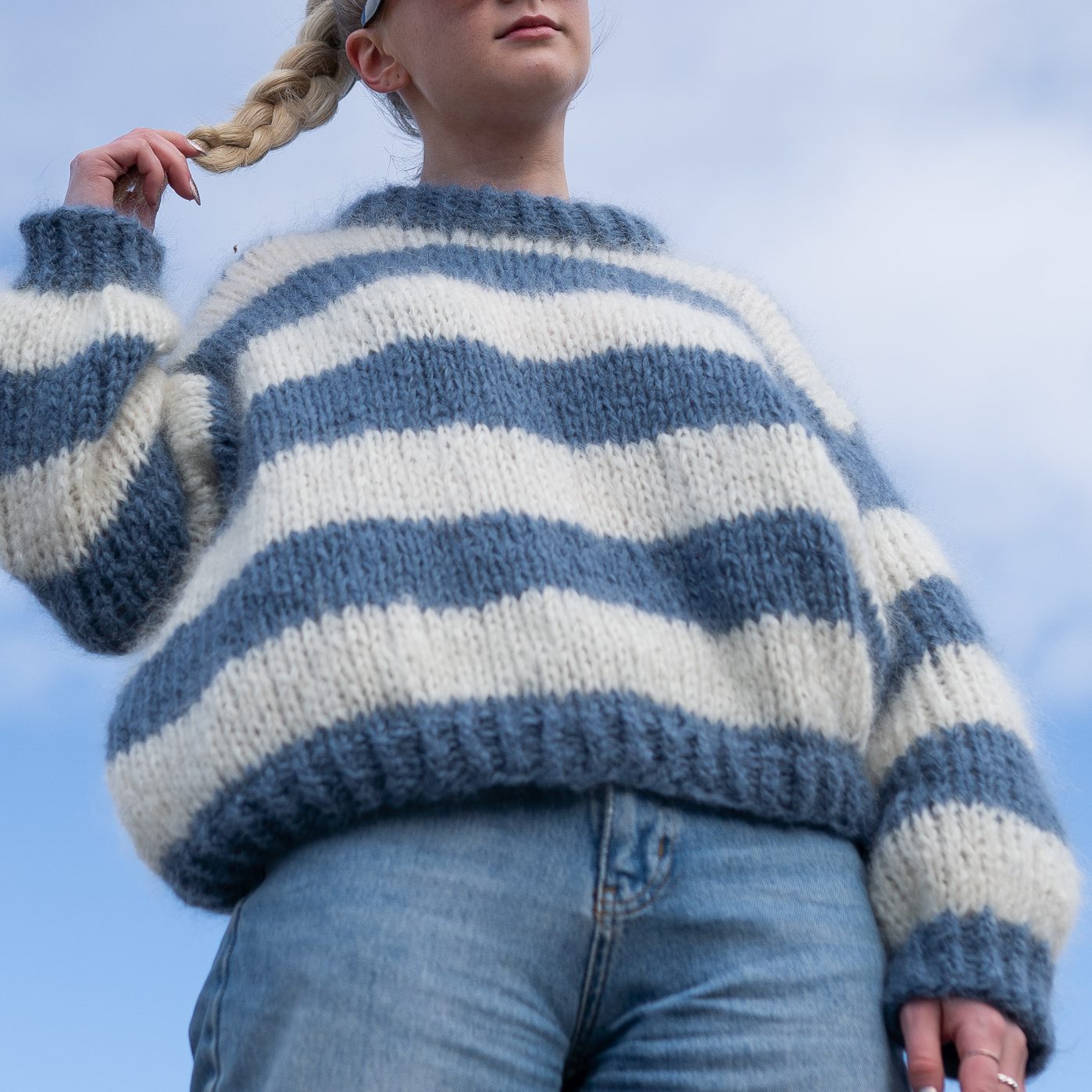 Blueberry sweater