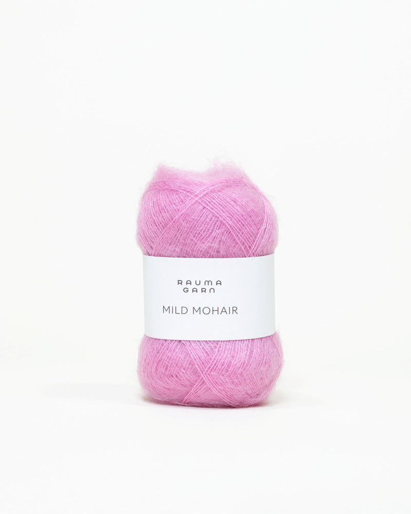 Rauma Mild Mohair 33 Rosa yarn