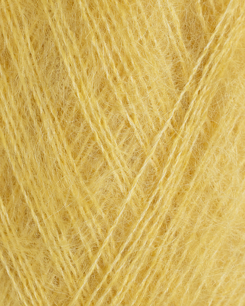 Rauma Mild Mohair 44 Maisgul yarn