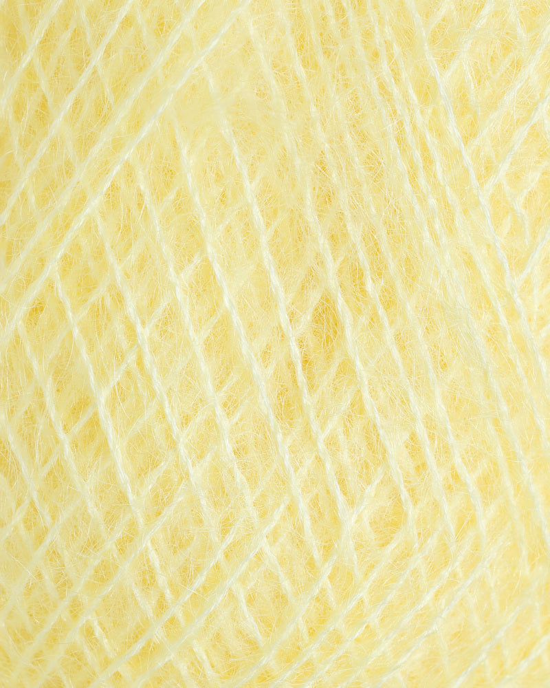 Rauma Mild Mohair 45 Limonade yarn