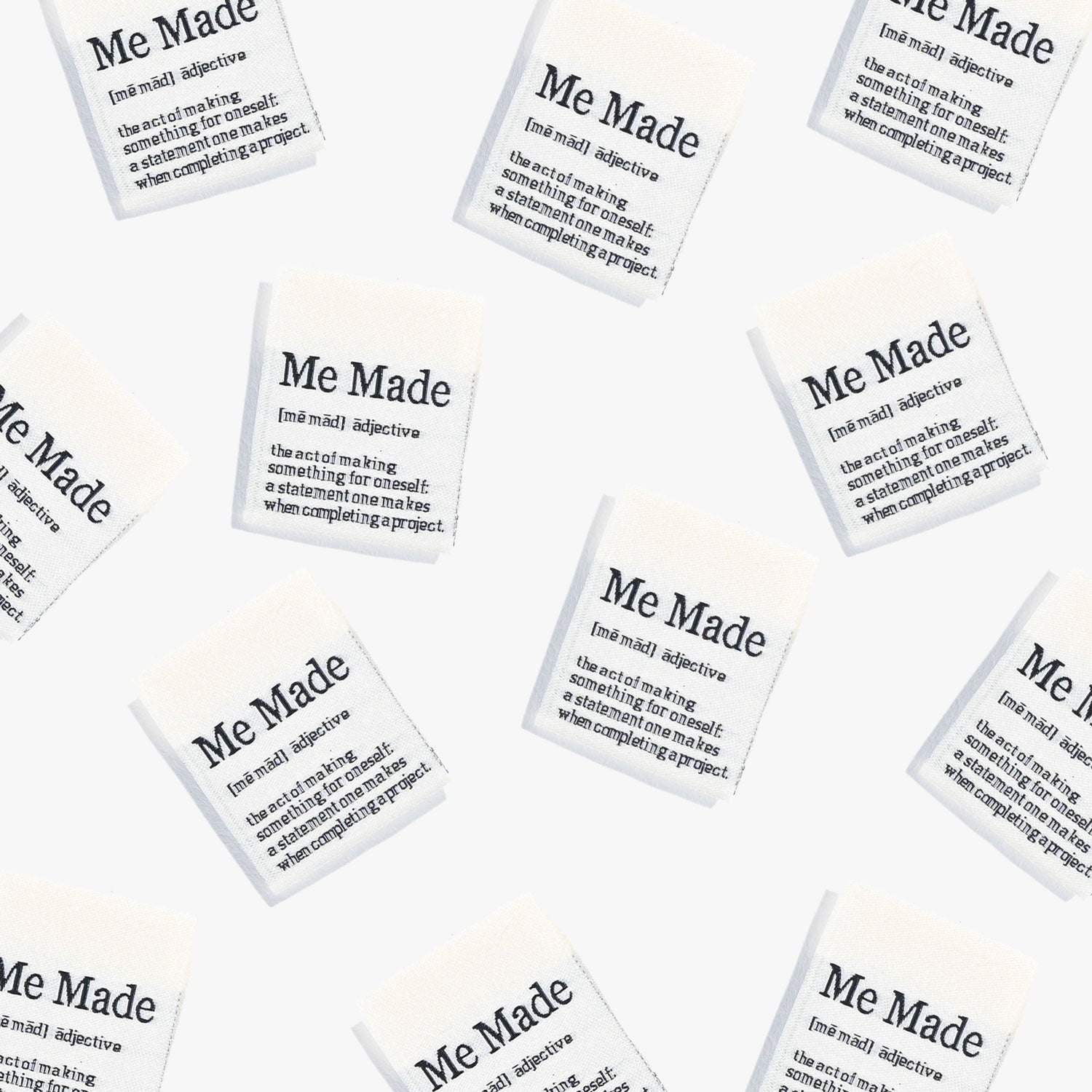 'Me Made' definition labels