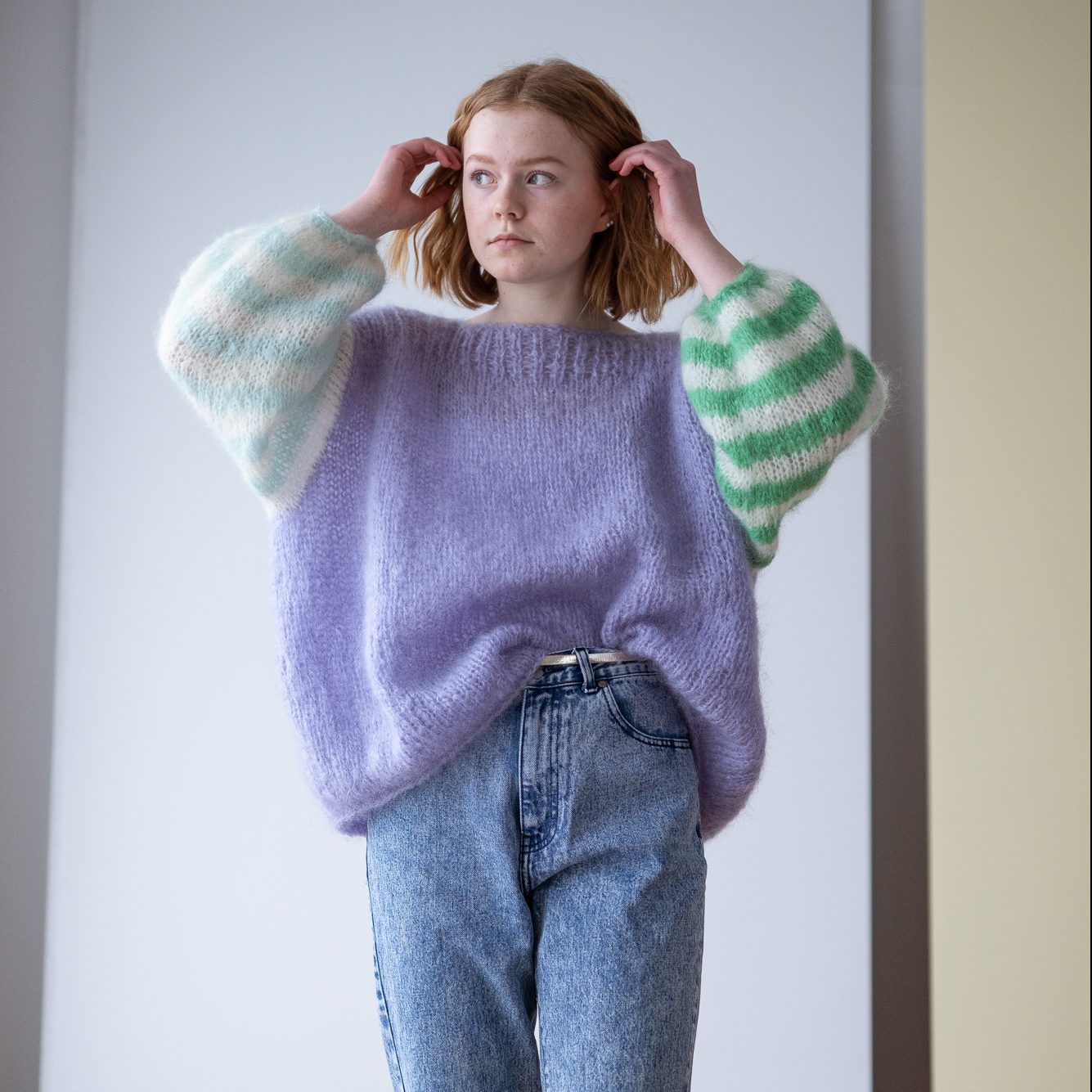 Cloud sweater stripes