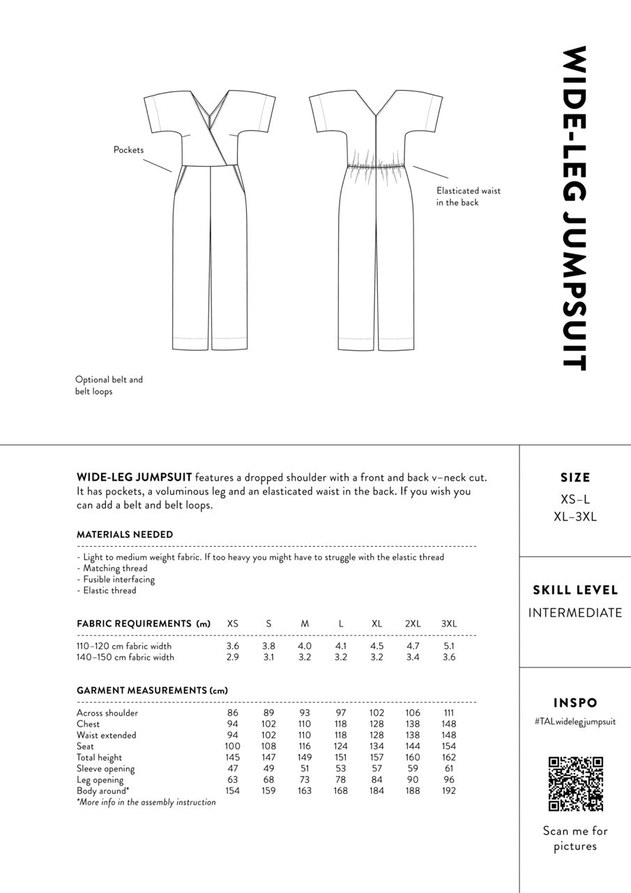 Wide-leg Jumosuit