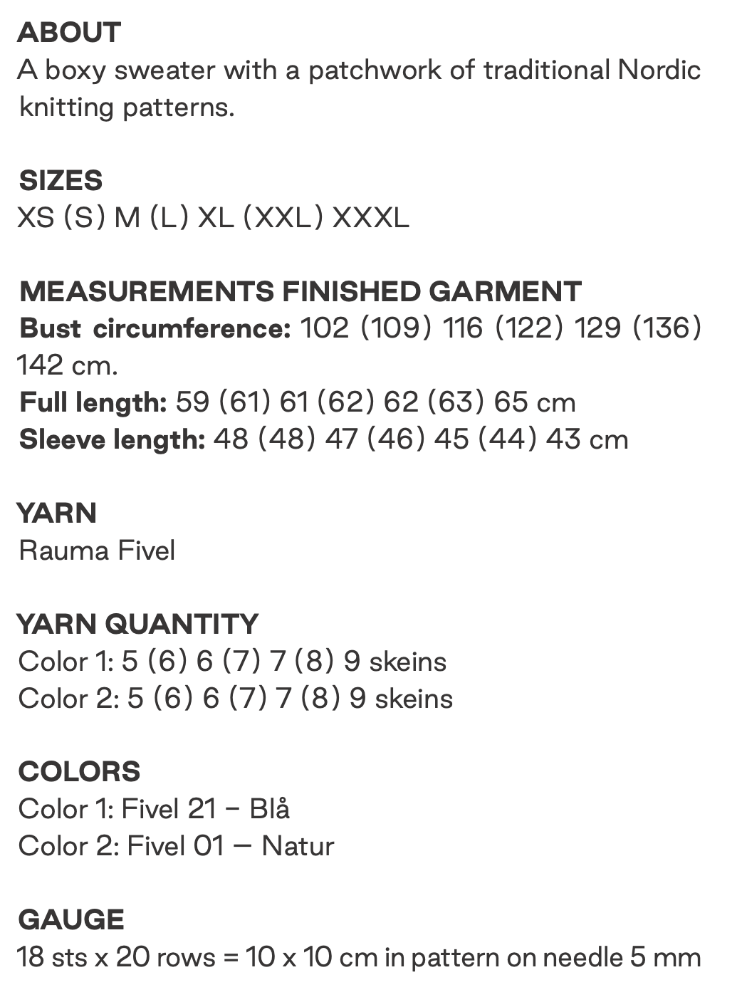 Nordic Mix Sweater
