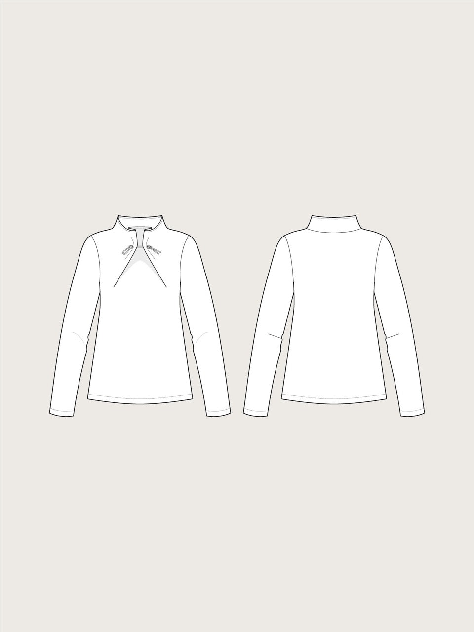 Elastic Tie Sweater