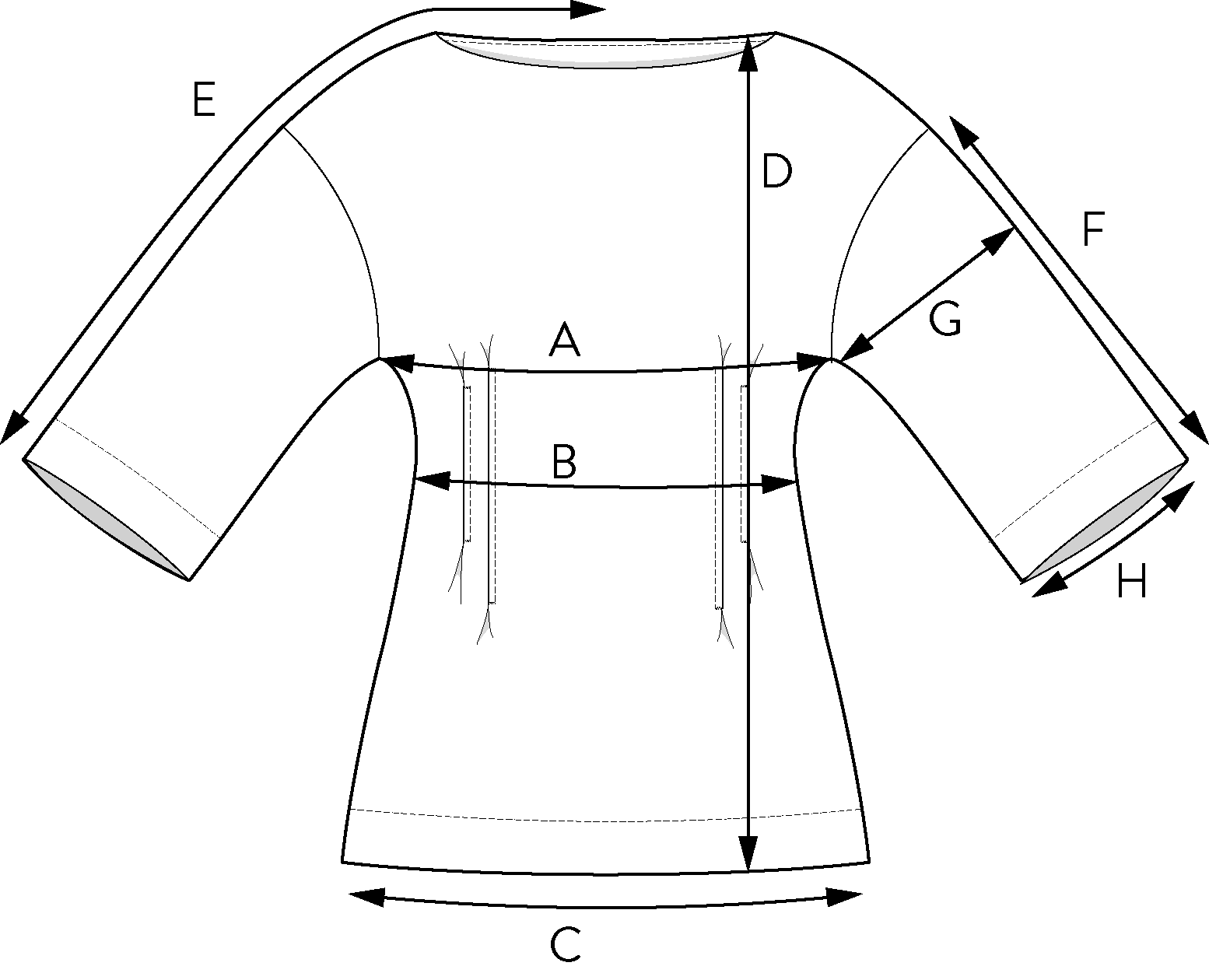 Fitted Waist T-shirt