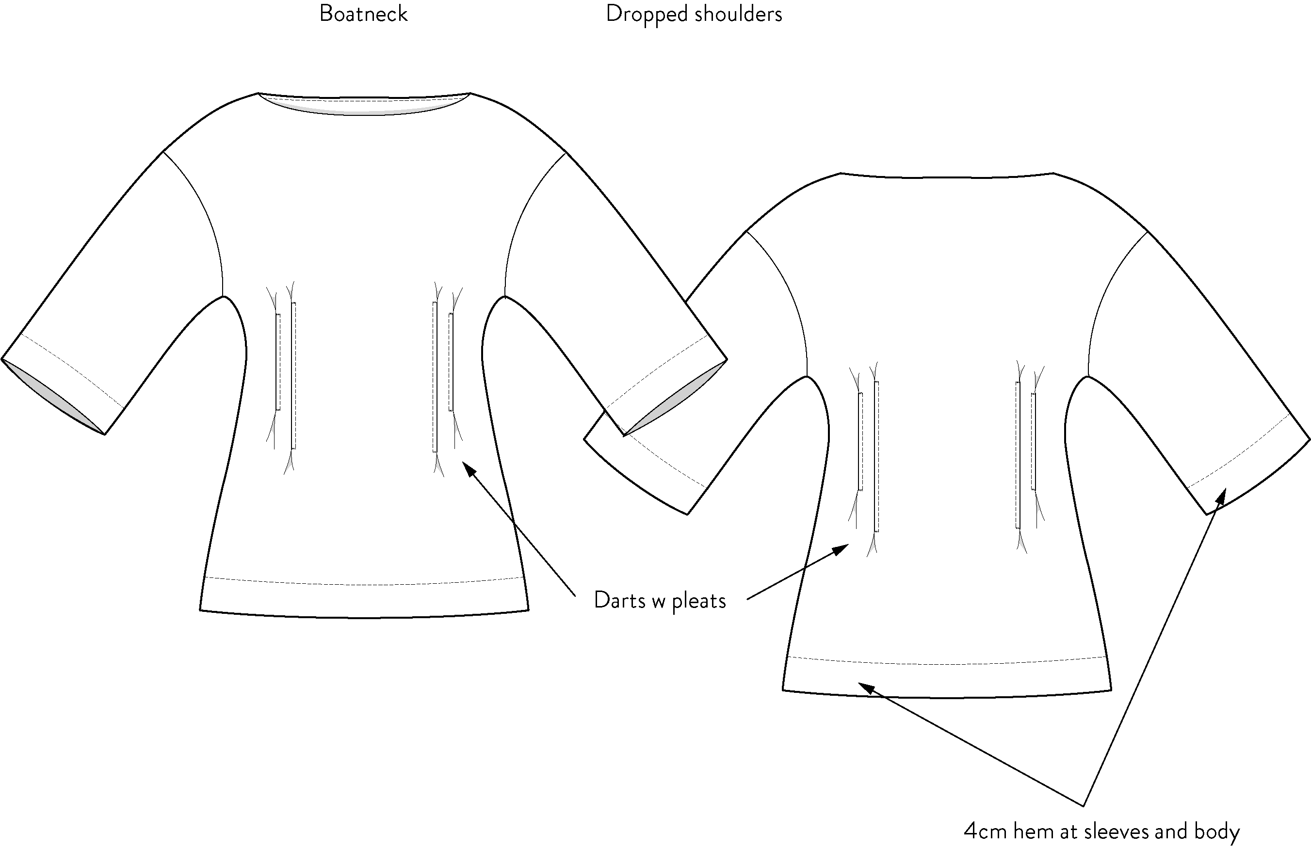 Fitted Waist T-shirt