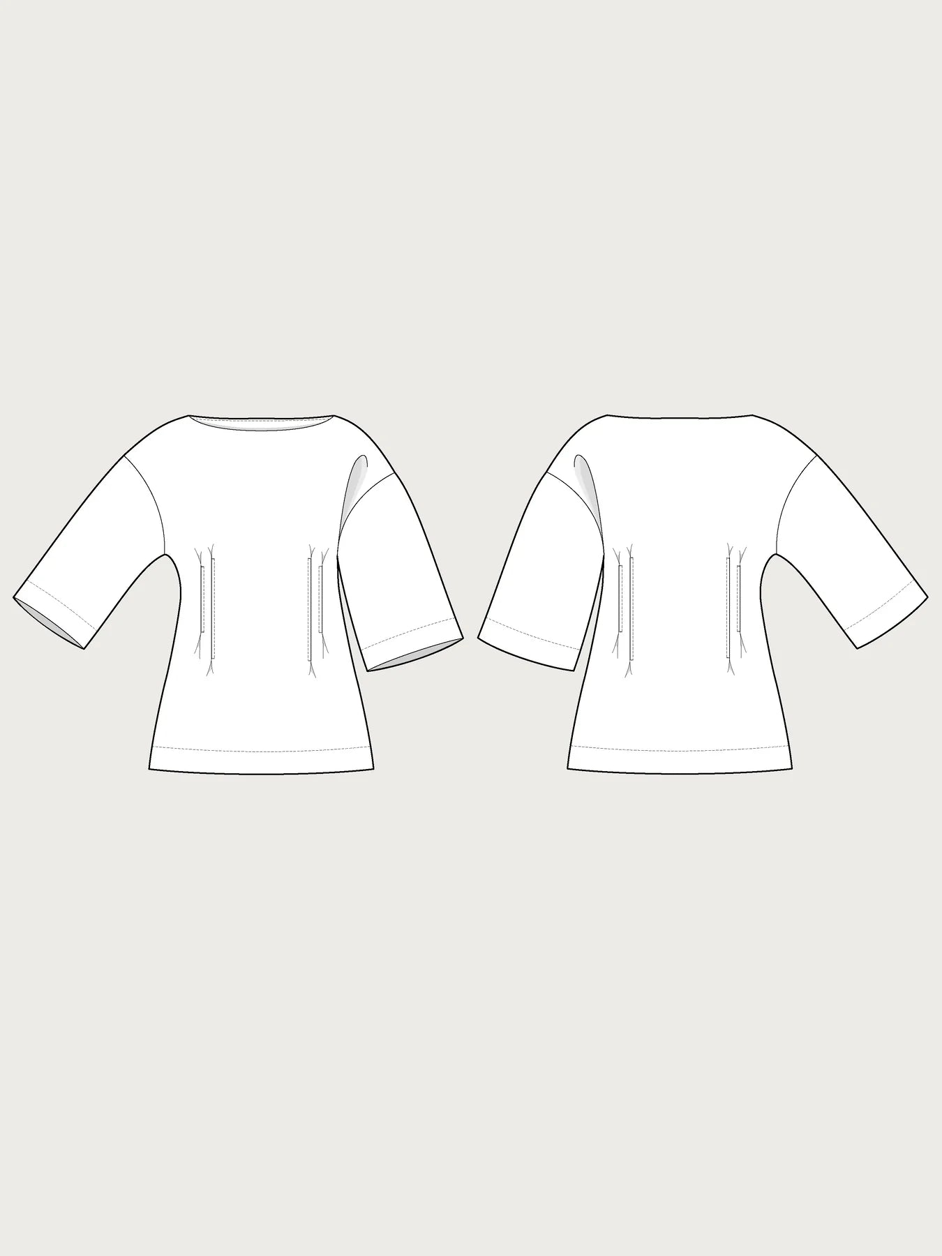 Fitted Waist T-shirt