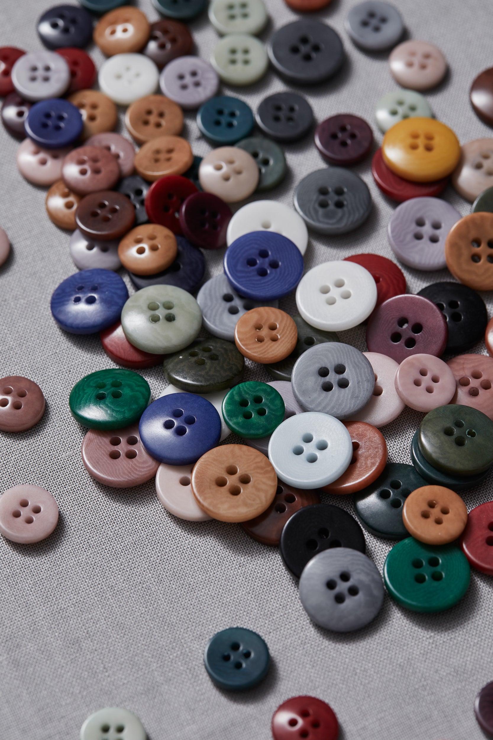 Plain Corozo Button - 11 mm