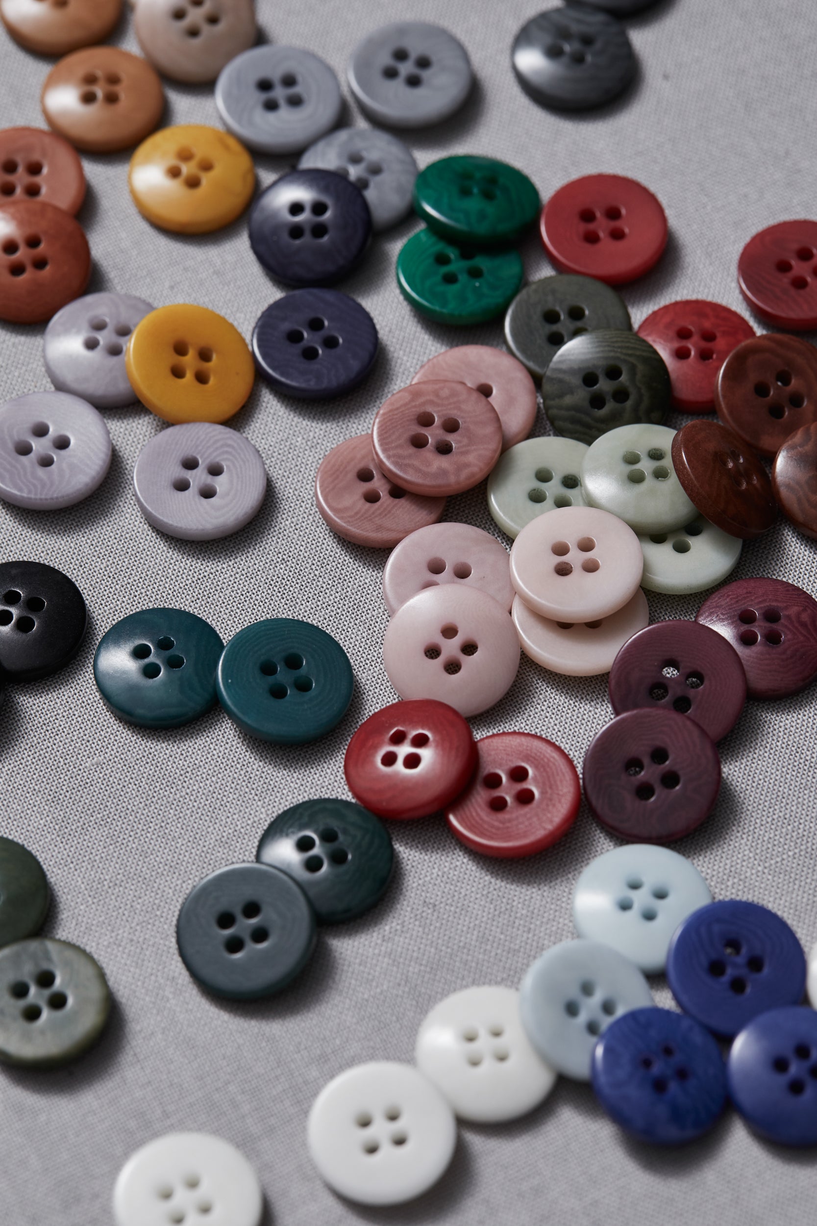 Plain Corozo Button - 15 mm