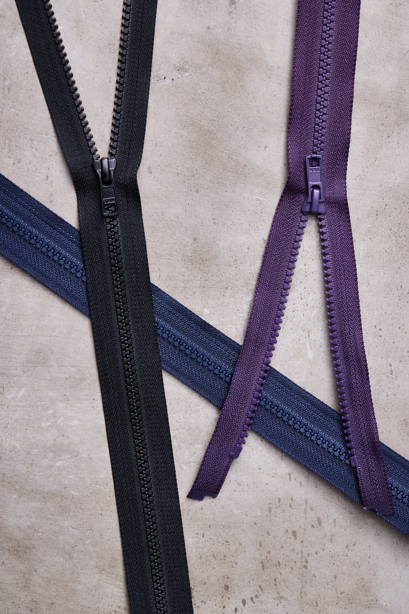 Separating vislon zipper - 80 cm
