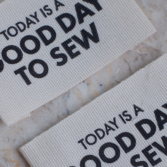 Today is a good day to sew - label pack