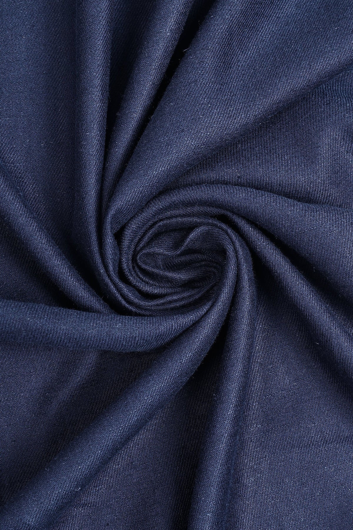 Linen Viscose Twill - Deep Ink - 1