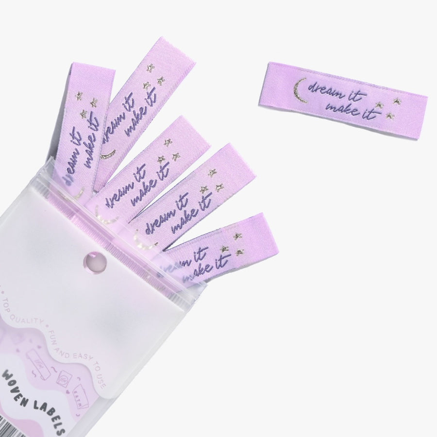 'Dream it, make it' labels