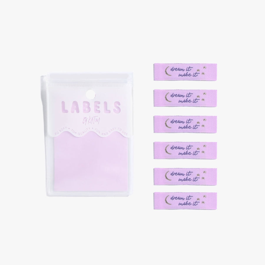 'Dream it, make it' labels