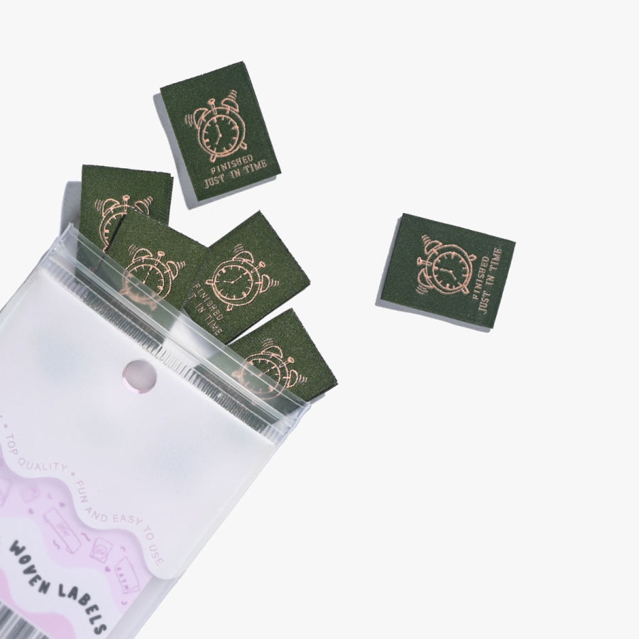 'Finished just in time' labels