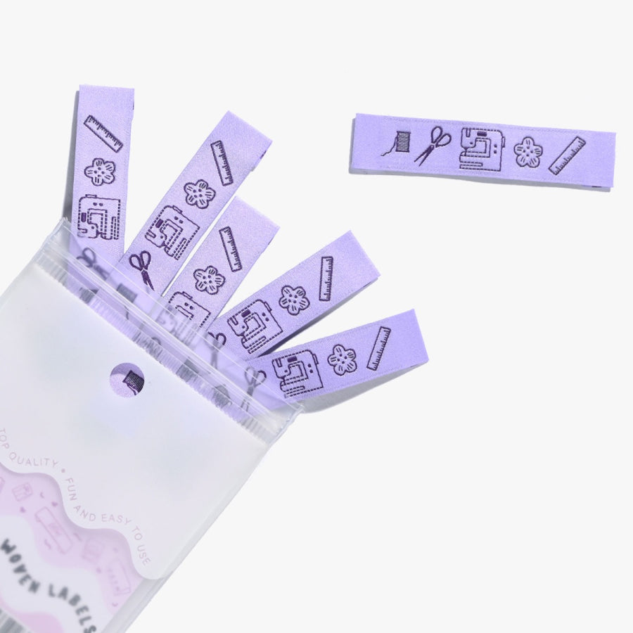 Sewing icons labels