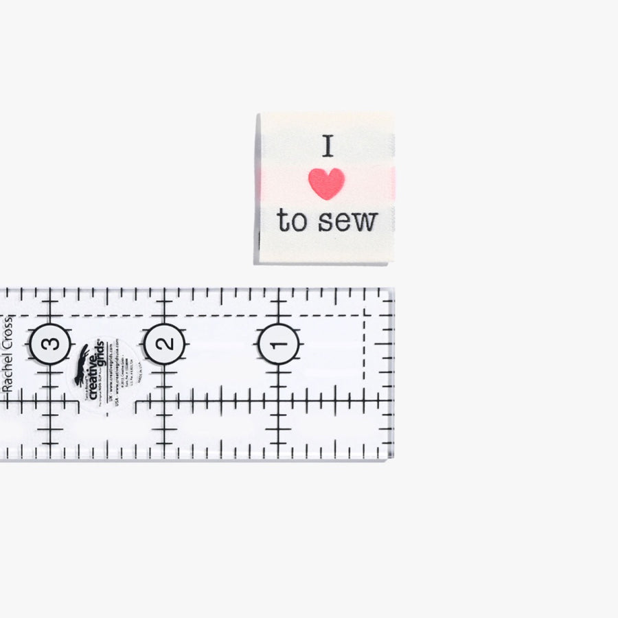 'I love to sew' labels