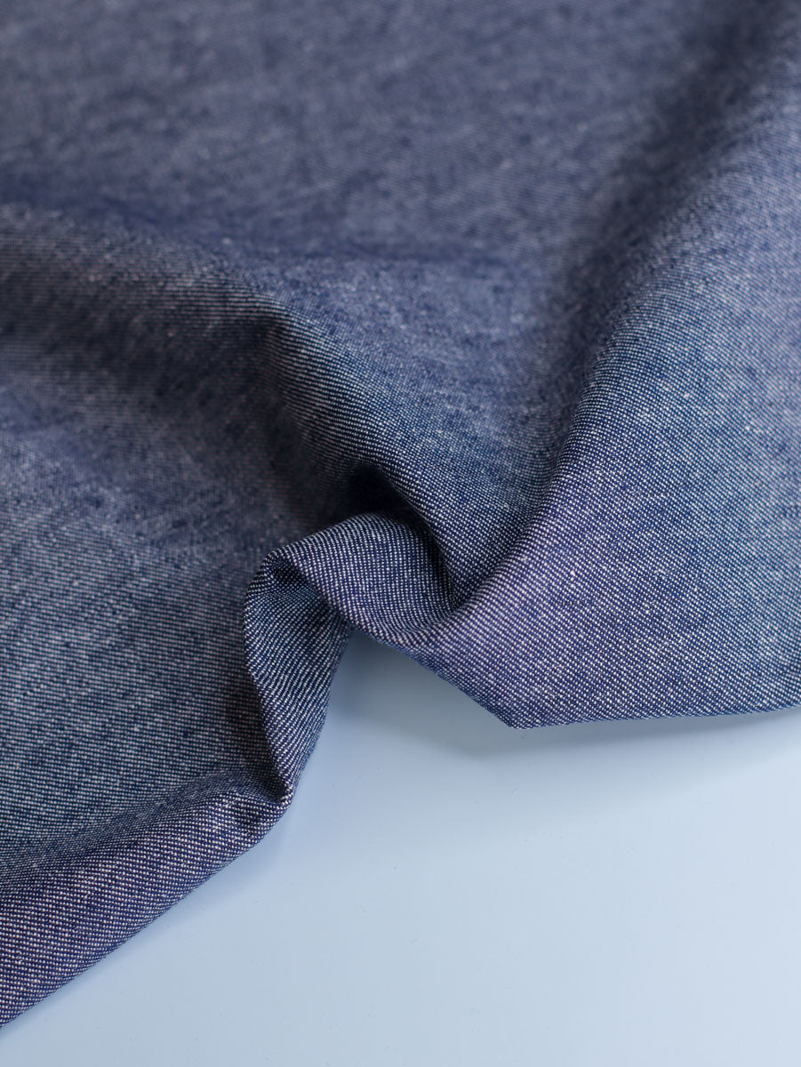 Cotton/linen denim