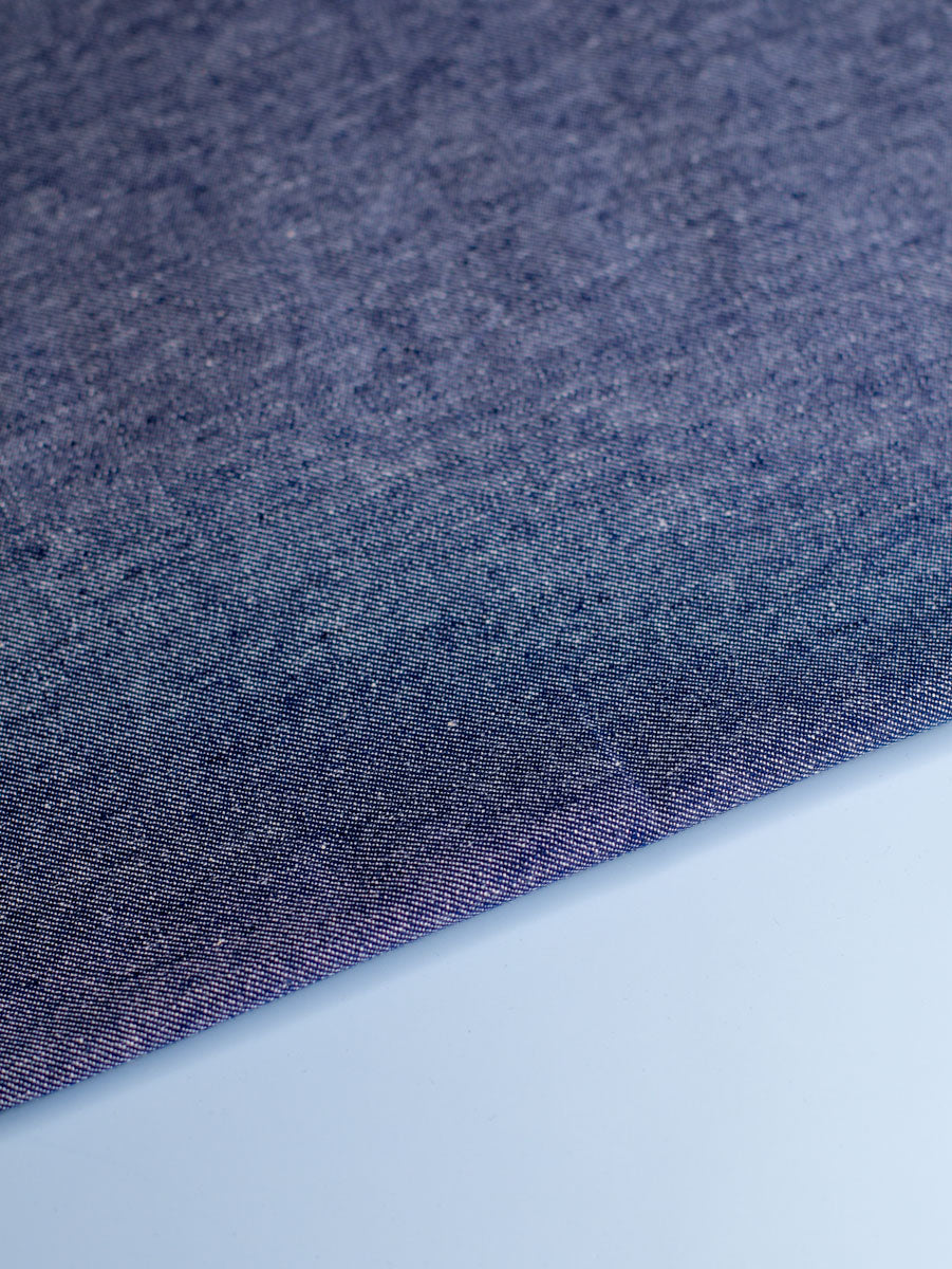 Cotton/linen denim