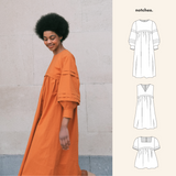 Dila sewing pattern by Notches