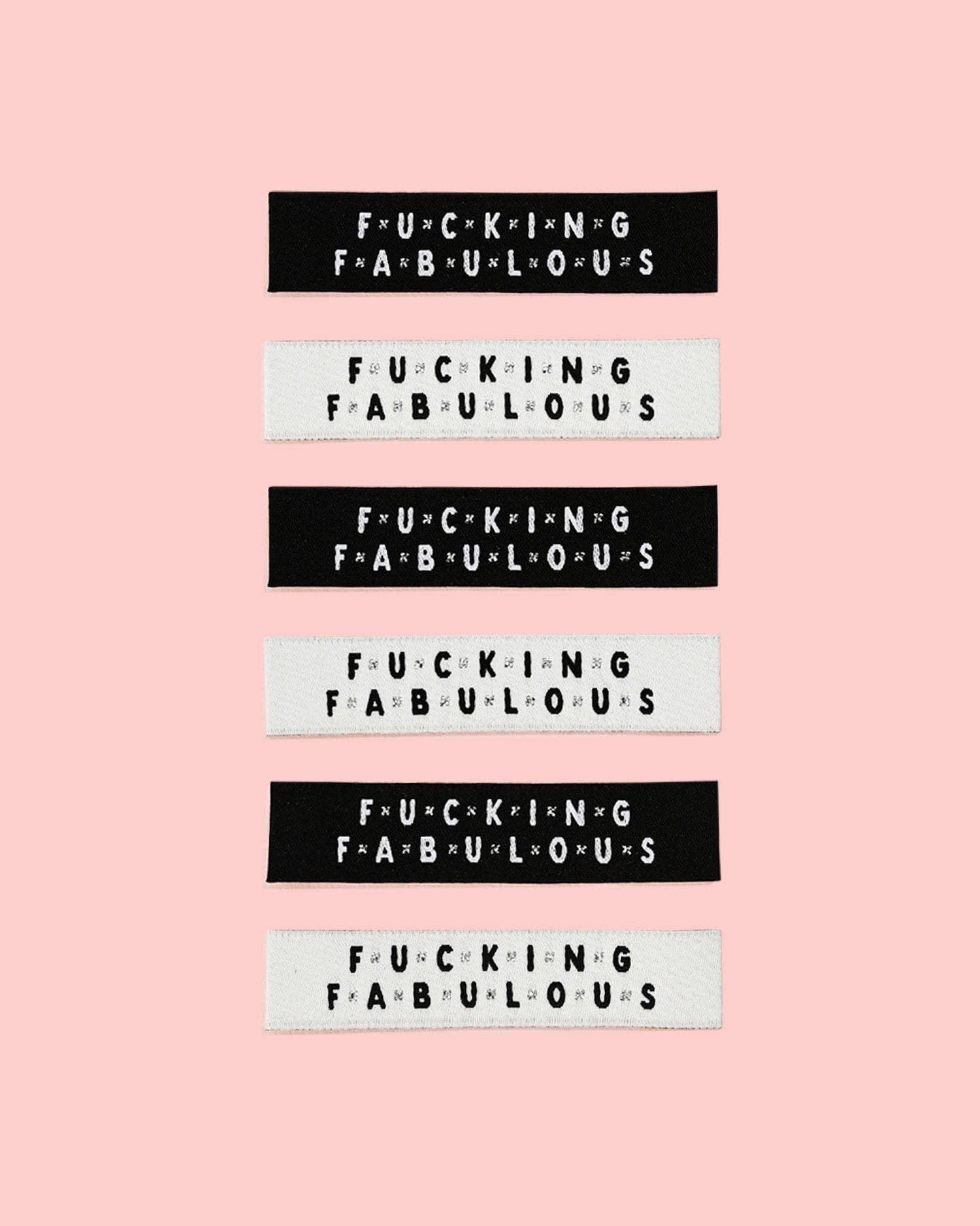 Fucking Fabulous Woven Labels