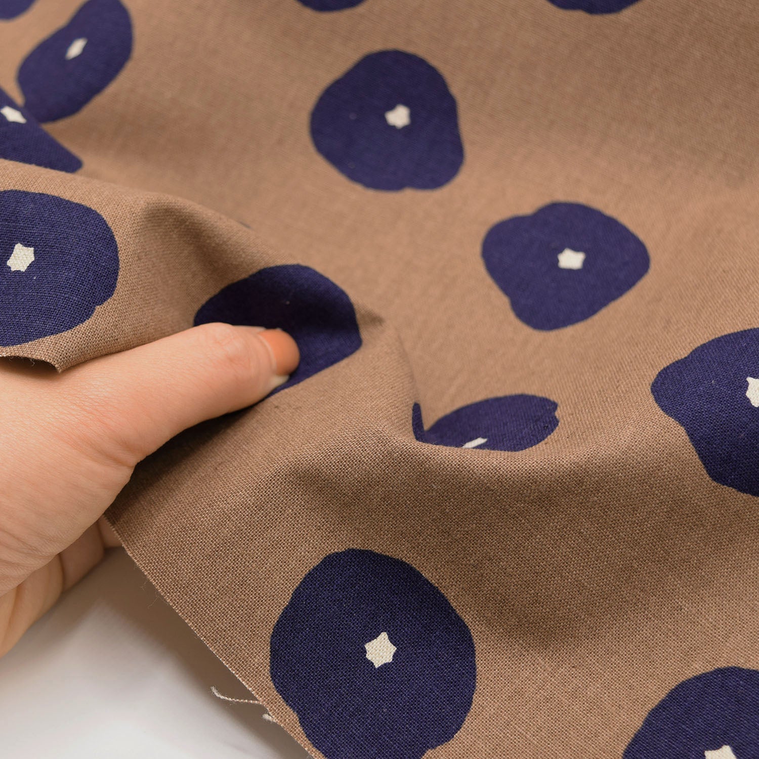 Echino Fluff - Cotton/Linen Canvas