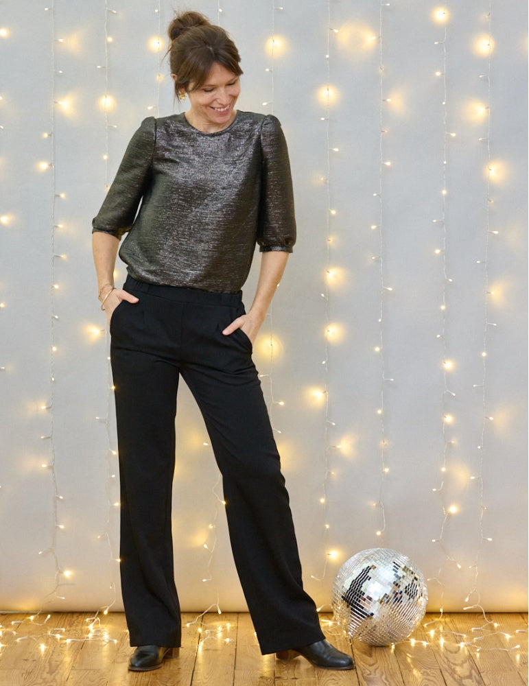 Etincelle trousers sewing pattern by Atelier Scammit