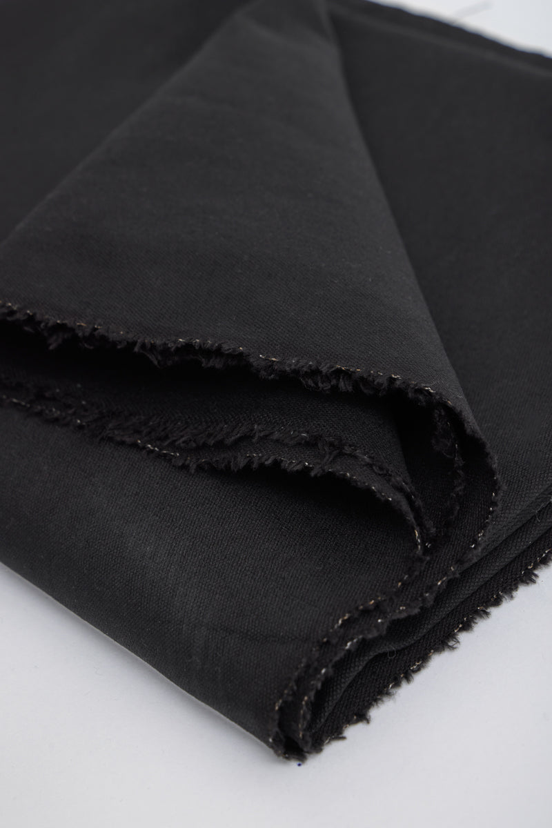 40x150 cm // Fargo Cotton Canvas - Black