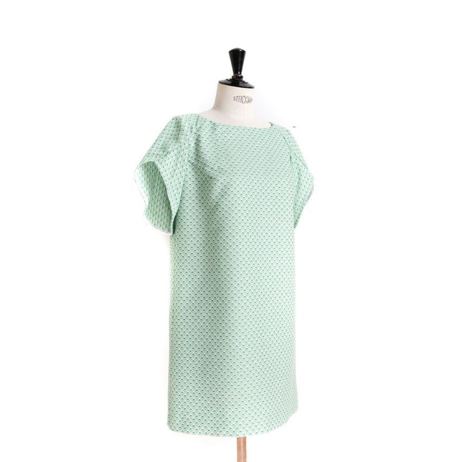 Le_9001 - Flared dress/top with tulip sleeves